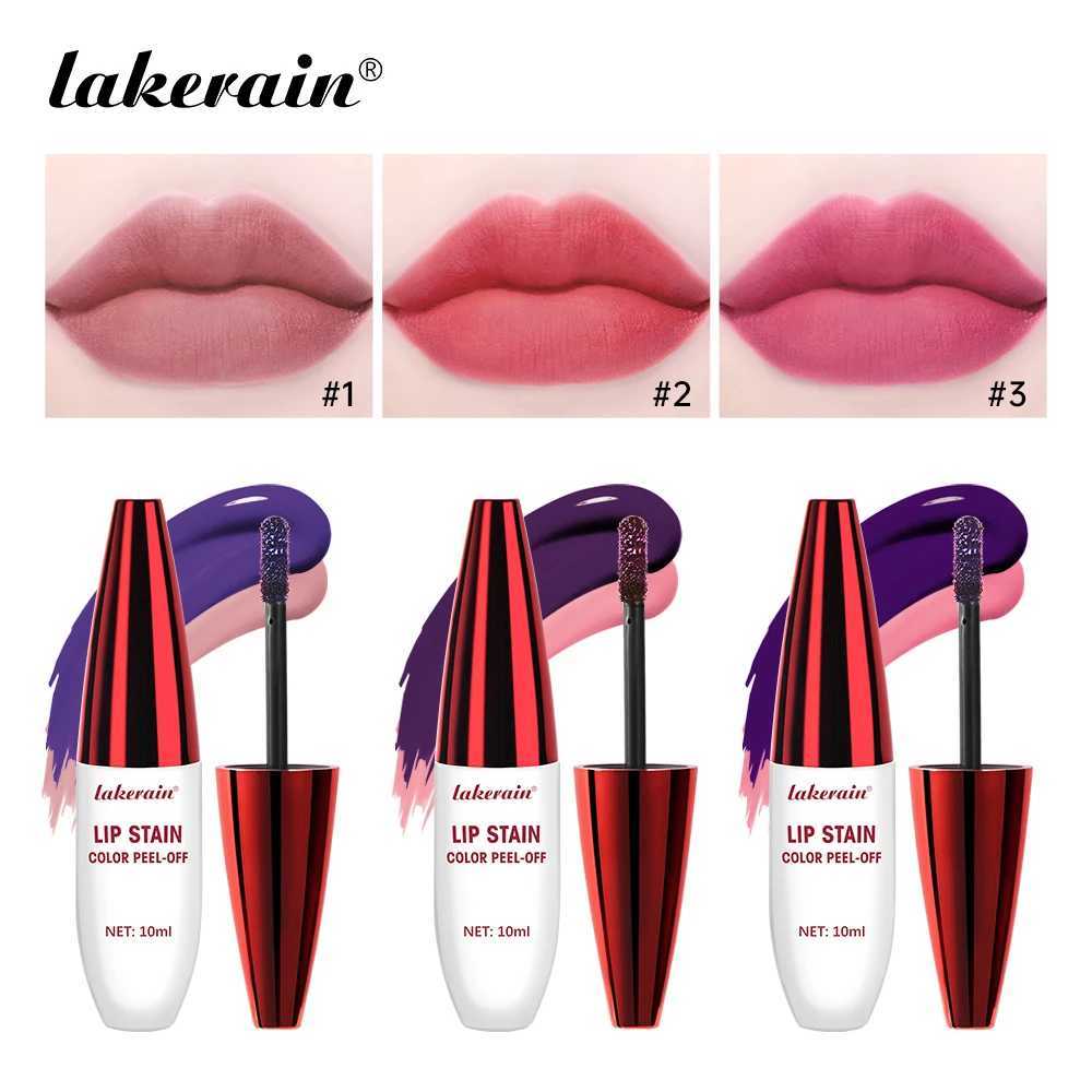 3 Colors Lip Stain Color Peel-Off Stick Set Long-lasting Waterproof Pink Liquid Lip Gloss No Fading And Non-stick Cup Lip GlossW250219