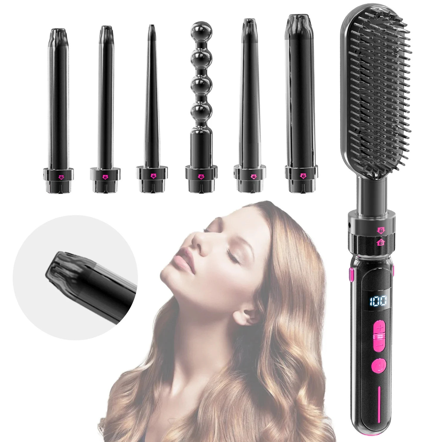 Professional Hair Curling Iron 2 in 1 Hair Straightener And Curler Twist Straightening Curling Iron Wave Waver Styling Tools 250214