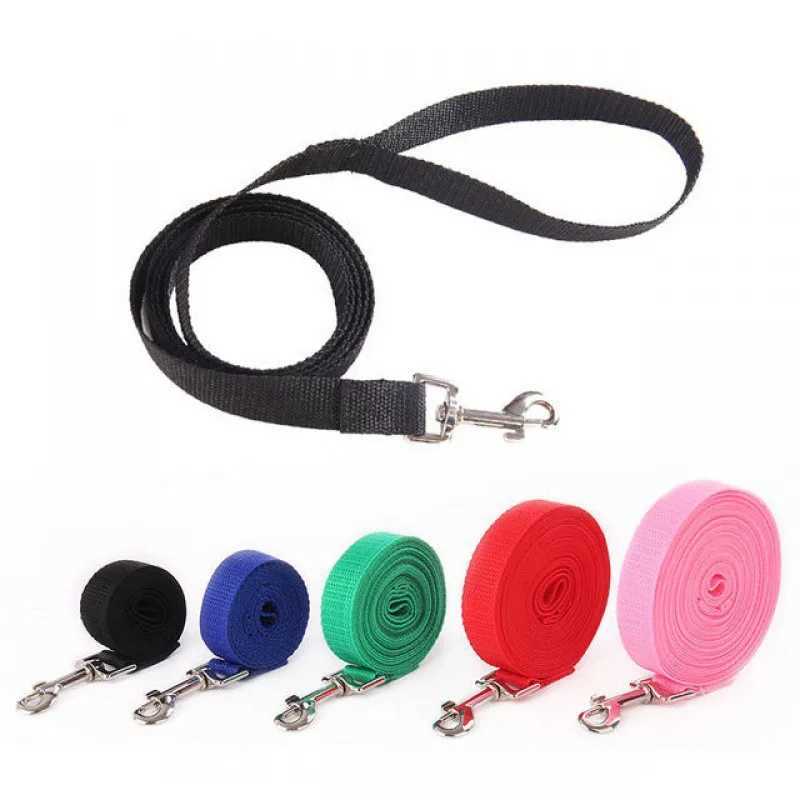 Nylon Dog Training Leashes Walking Pet Leash Long Lanyard Traction Rope for Small Large Dogs Lead ItemXJ250218