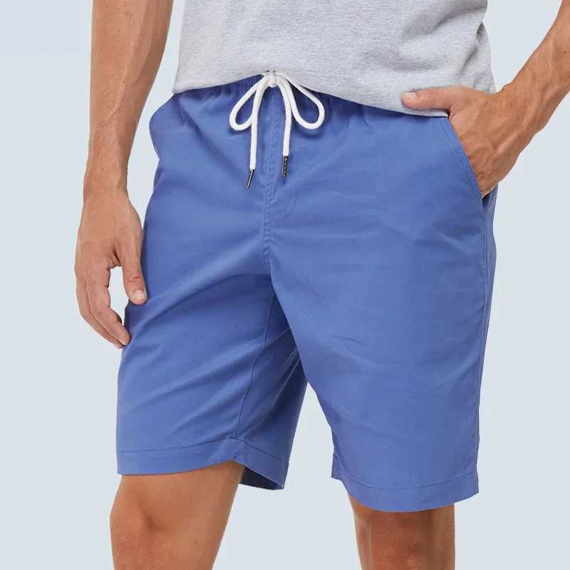 Men's Shorts Summerwear Beach Shorts Plus Size Cotton Casual Loose Elastic Waist Lace-up Shorts Men Cycling Running Sportswear Gym Wear Boys z250