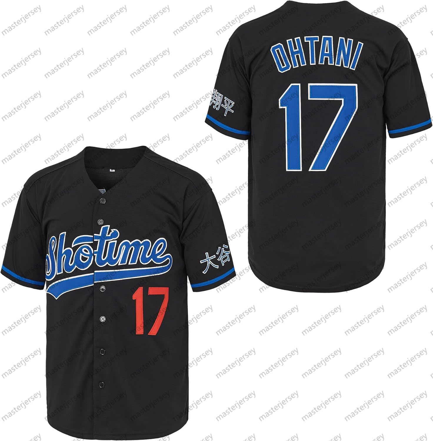 17 Ohtani Japanese Baseball Jerseys Men's 90S Hip Hop Japan Baseball Jerseys High Quality Sports Shirt Stitched