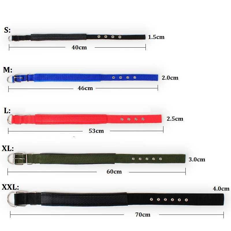 Adjustable nylon dog collar suitable for small dogs puppies pet accessories leather collars for dogs Husky collars for golden retrievers W250219