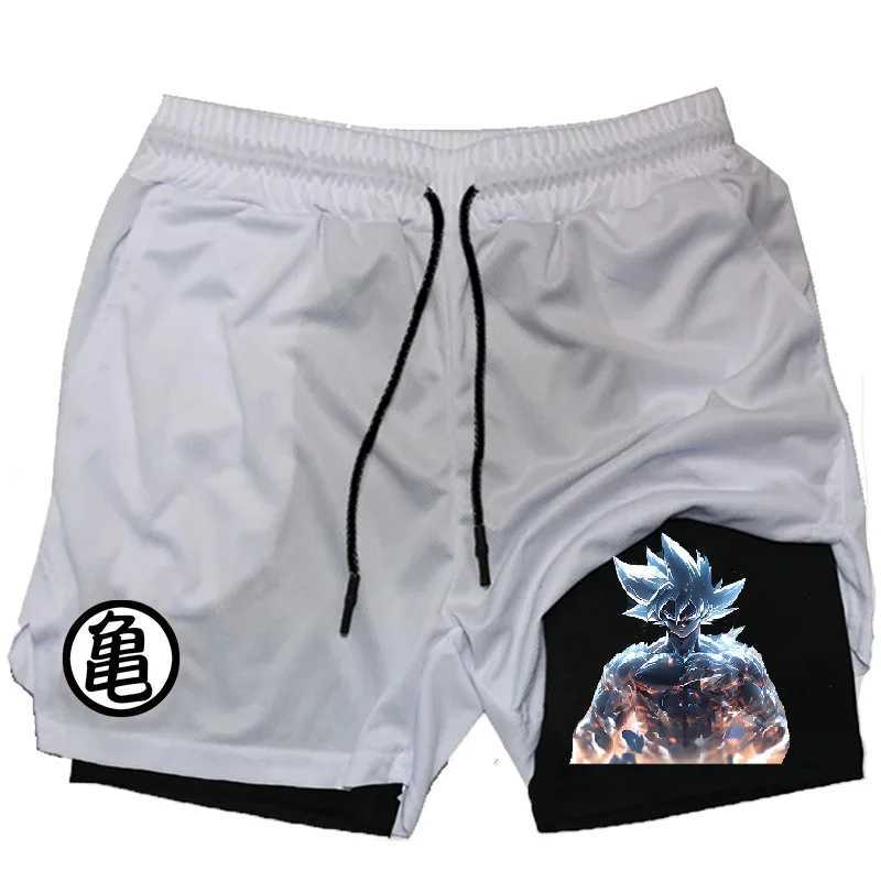 Summer Sporty Versatile Quick Dry Anime Print Mens Shorts Everyday Casual Personality Print Shorts 2024 W250219