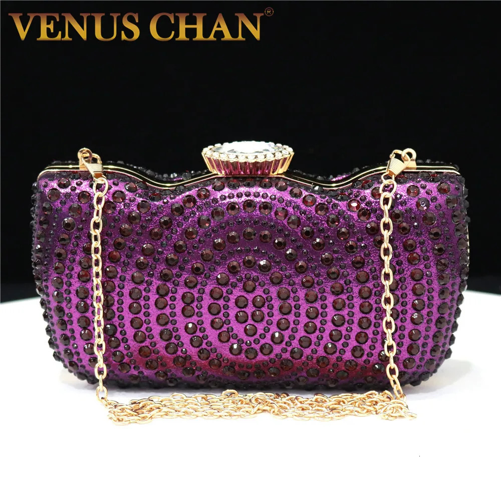 Diamonds Womens Bag Small Rhinestones Evening Dress Elegant Party y Handbag Metal Chain Shoulder Bags 250218