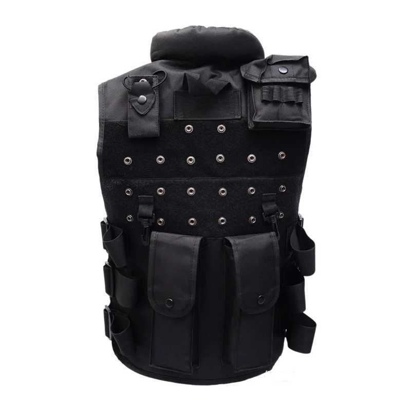 Tactical Kids Vest Adult SWAT Combat Vest Outdoor Game Training Protective Equipment Children Clothing Cs UniformXJ250219