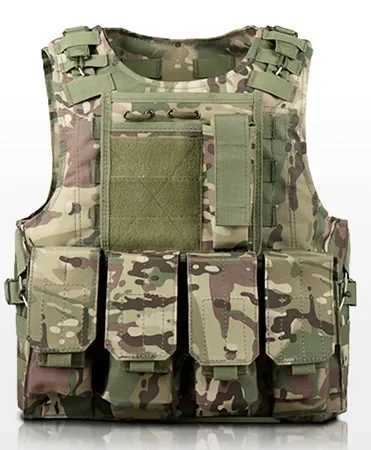 Children Outdoor CS Shooting Protection Gear Vest Kid Hunting Combat Training Camping Hunting Multi-function Tactical WaistcoatXJ250219
