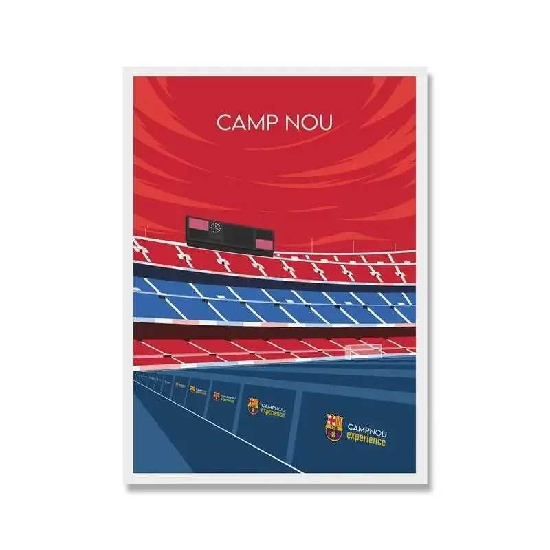 Sports venue canvas football field cricket sports wall art Nordic posters and printed cartoon images Y250218