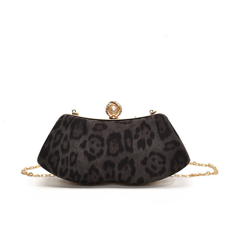 2025 New Western Style Chain Leopard Pattern French Personalized Large Capacity Design Crossbody Handheld Small Square Women's Bag #swissmilitary