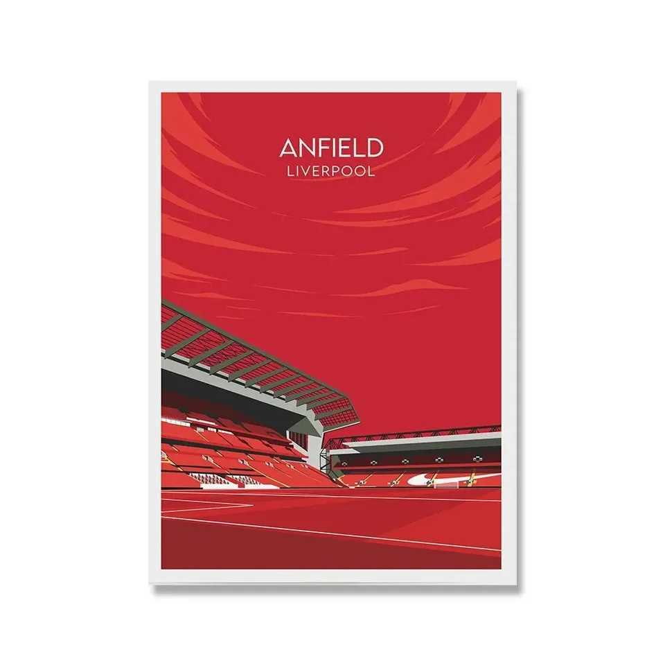 Sports venue canvas football field cricket sports wall art Nordic posters and printed cartoon images Y250218