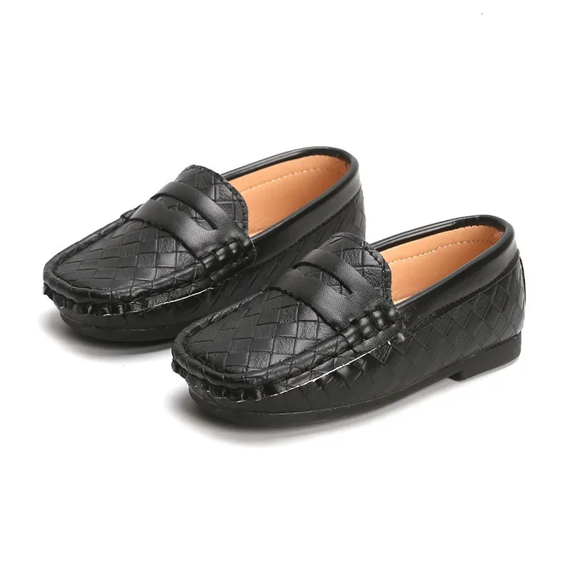 Toddler Moccasins Baby Boys Girls leather Shoes Vintage Fashion Soft Kids Loafers Children Flats Casual Boat Shoes Party Loafers 250219