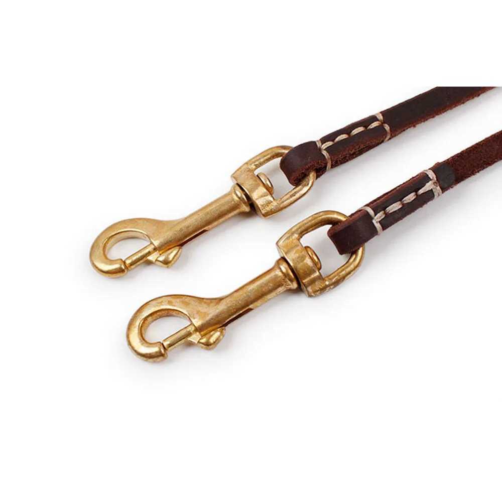 130cm/180cm Comfortable Genuine Leather Dog Leash Traction Rope for Small to Medium Dogs Training and Walking Brown Red GreenXJ250218