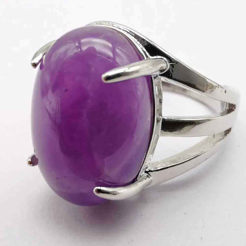 Crystal Aventurine Tigereye Rhodonite Sodalite Lapis Howlite Sandstone Carnelian Stone Bead GEM Finger Ring Jewelry Size 8-9XJ250219