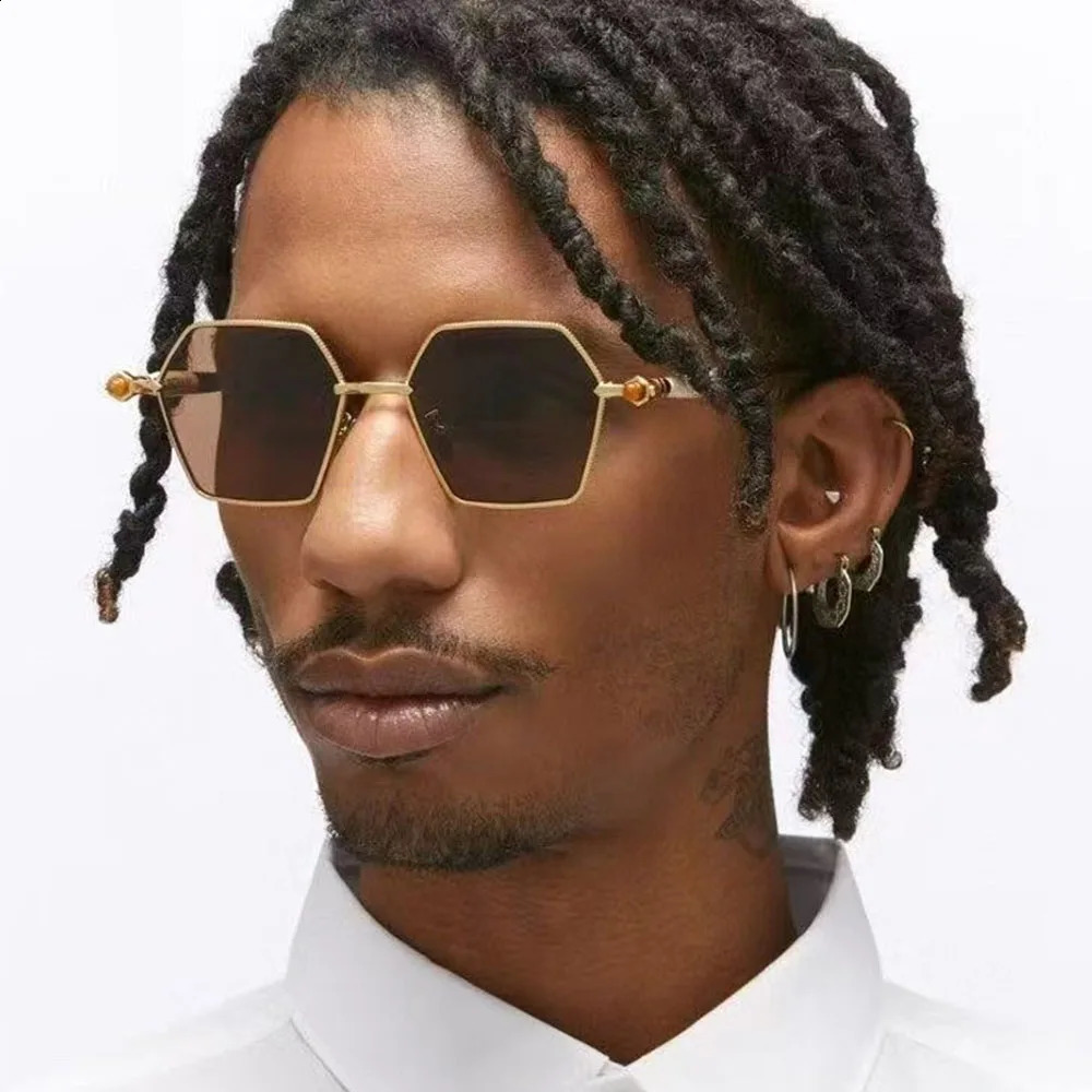 Square Sunglass Men Polygon Sunglasses Women 2025 Vintage Fashion Glasses Luxe Gafas De Sol Hombre Lunette Soleil Femme 250214