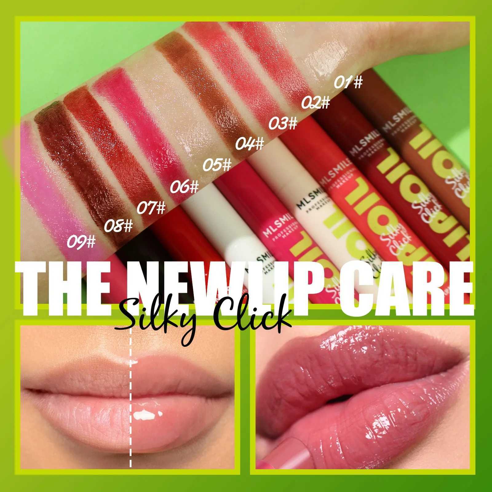 Mirror Glass Solid Lip Glaze Water Light Creamy Lip Gloss 12Hr Moisturizing Tint Avocado Lip Oil Balm Press Lipstick CosmeticW250219