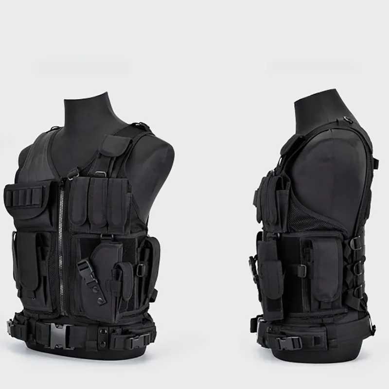 Breathable SWAT Molle Tactical Vest Military Combat Armor Vests Security Hunting Army Outdoor CS Game Airsoft Training JacketXJ250219