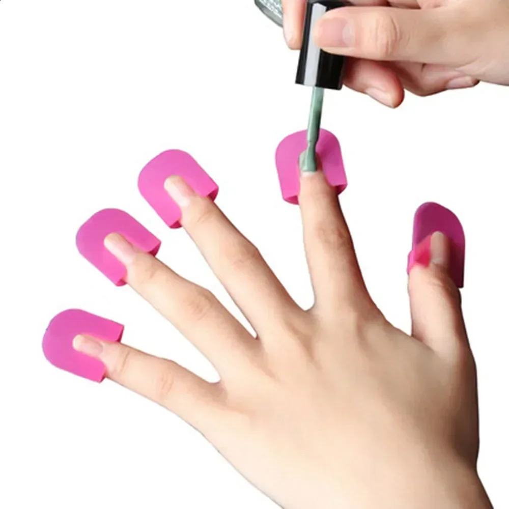 26pcs/set 10 Sizes G Curve Shape Varnish Shield Nail Protector Finger Cover Spill-Proof French Stickers Manicure Nail Art Tools 250214