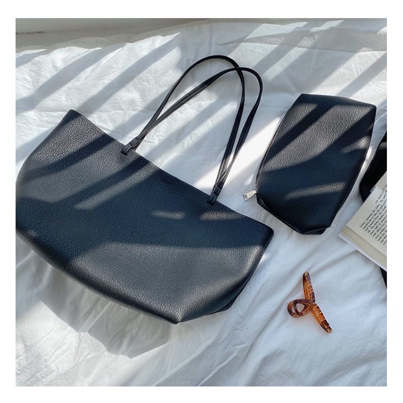 Elegant Ladies' High-Quality PU Leather Shoulder Tote - Versatile & Fashionable