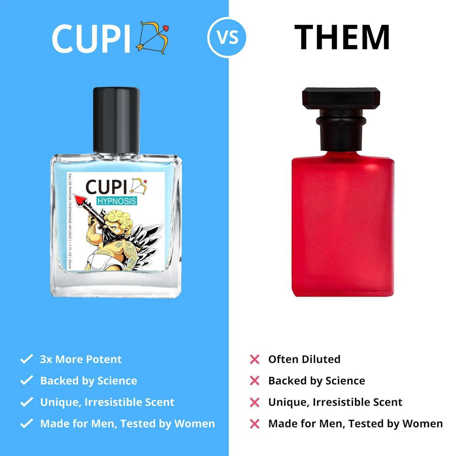 New Arrival 50ML Cupid Pheromone Hypnosis Perfume Long Lasting Pheromone Fragrances Perfume Cologne Men And Women Light Fragrance Z250219