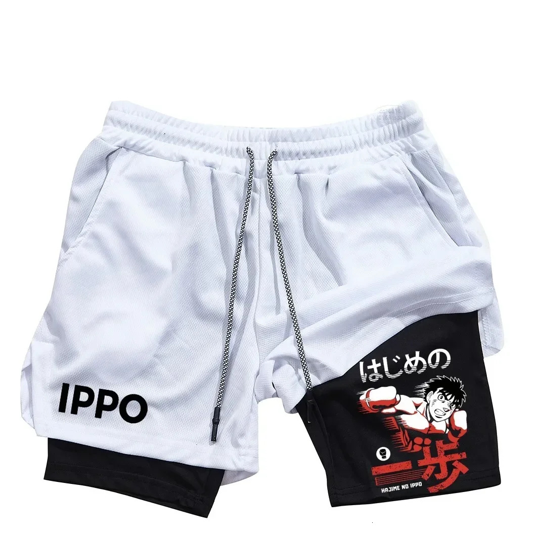 Mens 2in1 Compression Casual Shorts Sports Performance Fitness with Pockets Boxing Training M3XL 250219