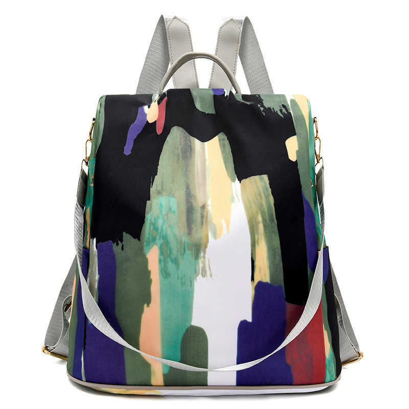 Anti Theft Backpack For Women New Multi Purpose Backpack Fashion Travel Lightweight Oxford Cloth Versatile Womens Bag