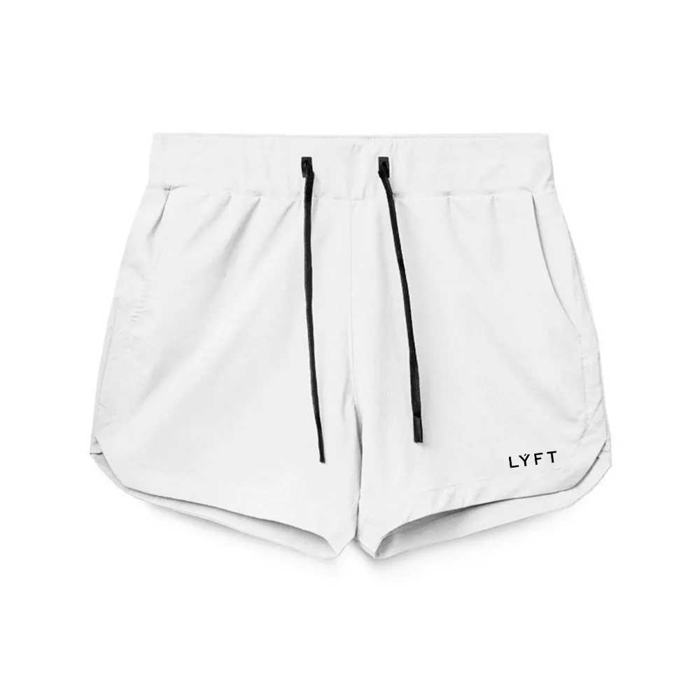 Men's Shorts LYFT Quick Dry Multi functional Pocket Single layer Running Gym Fitness Training Shorts Mens Jogging Bottom z250219