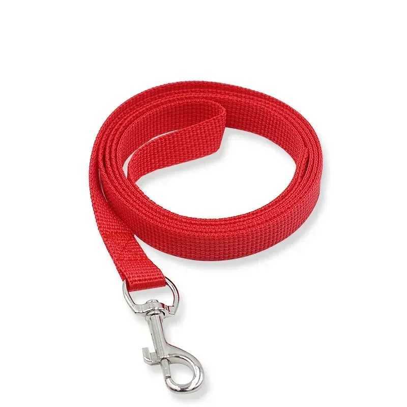 7 Colors 1.5cm Nylon Pet Dog Leash Harness Dog Collar Walking Training Leash Cats Dog Harness Collar Leash Strap BeltXJ250218