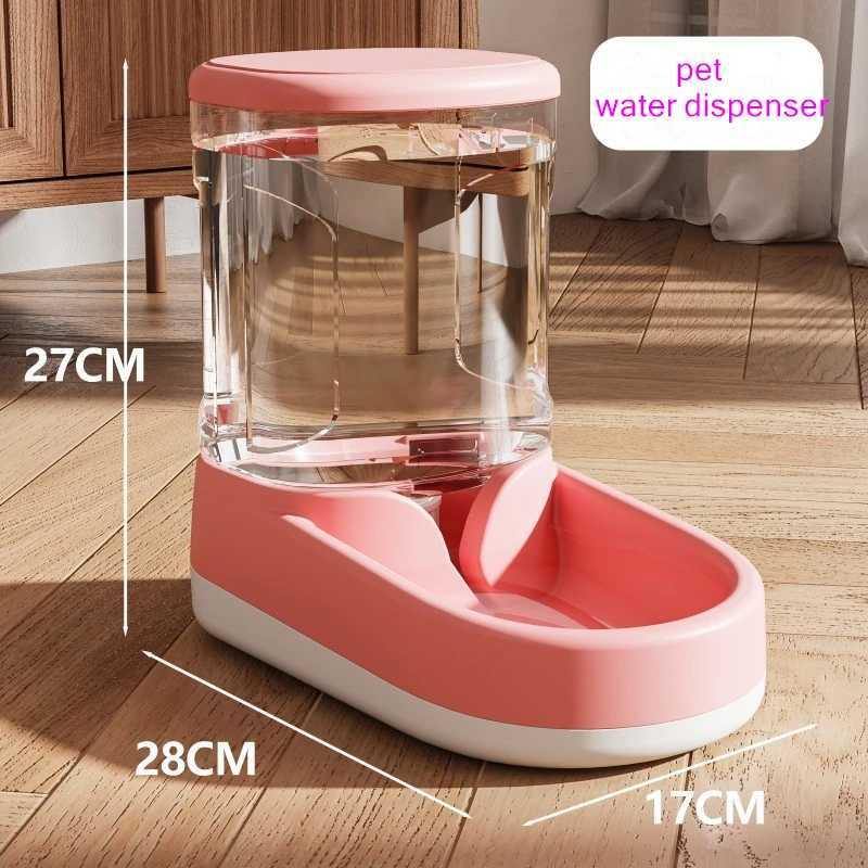 Dog Feeders Cat Water Dispenser Dog Water Dispenser Pet Cat Food Dog Food Automatic Feeder Cat Water Dispenser Mobile Water Feeder H250218