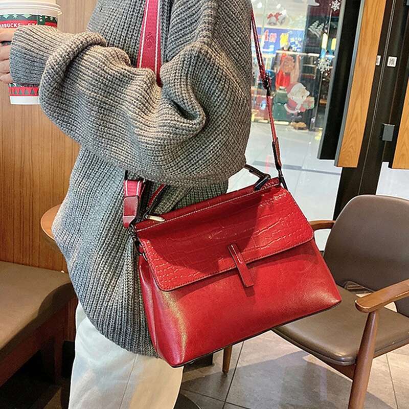 Burminsa Cowhide Genuine Leather Shoulder Bags For Women 2025 Designer Crossbody Purses Satchel Work Tote Ladies Handbags