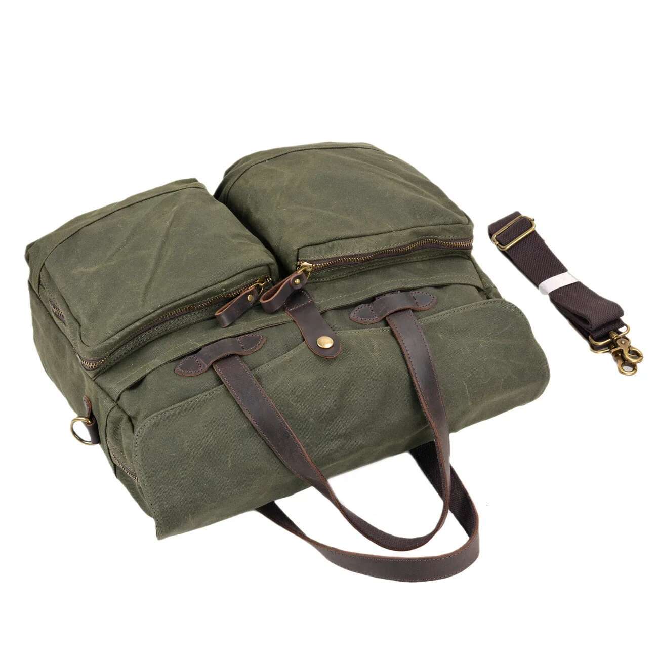 Men's Casual Canvas Fashion Large Capacity Briefcase Messenger Portable Shoulder Bag