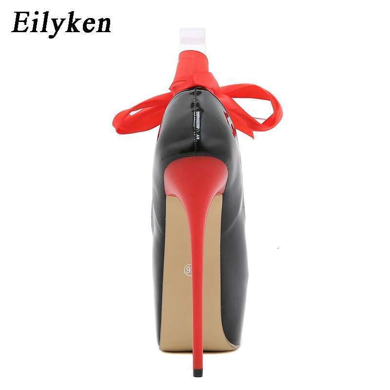 Sexy Thin Heels Woman Pumps Fashion Round Toe Sgback Ankle Strap Party Nightclub Stripper Platform Shoes