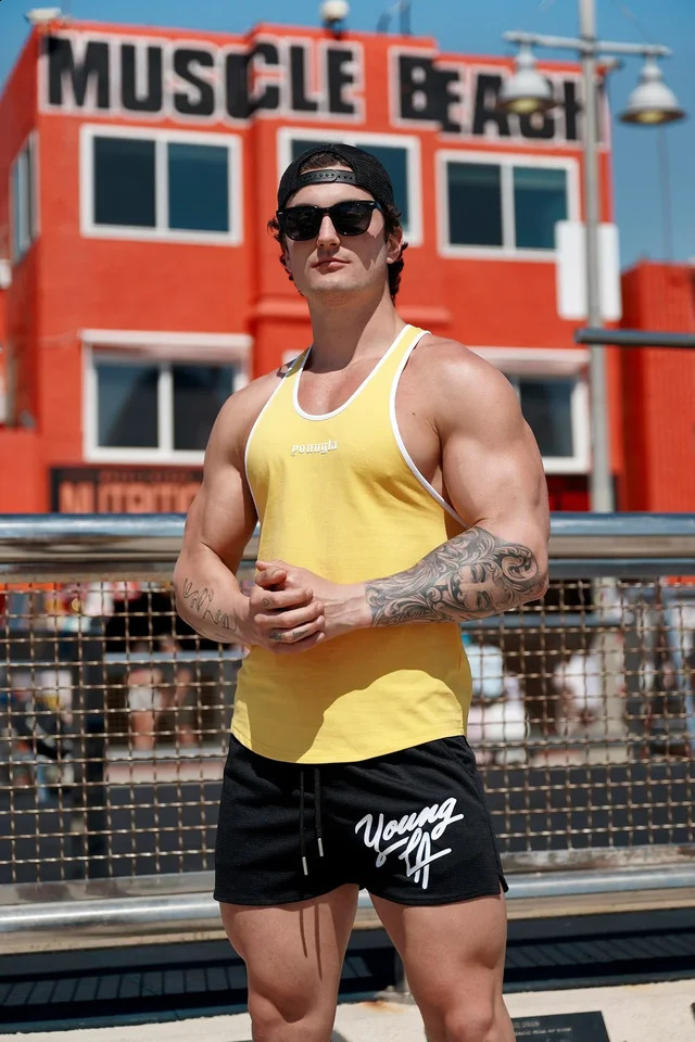 Gym Sports Fitness Mens Shorts American Style YA Clothing s Jogger Outdoor Running Basketball Training Beach Pants 250218