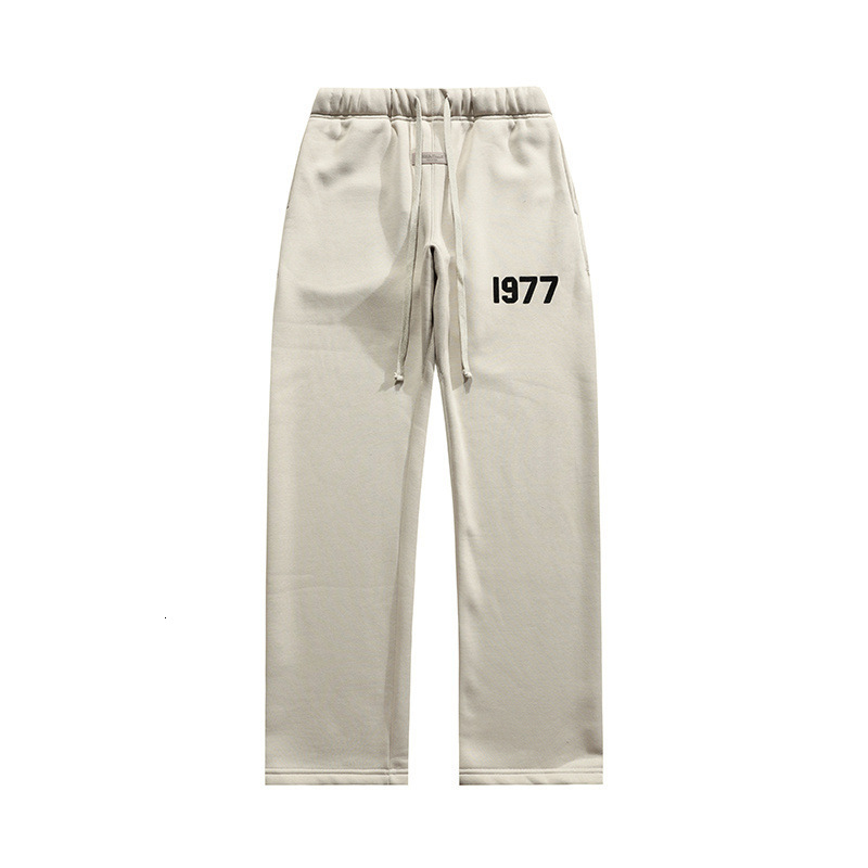 Trendy FOG Double Line ESSENTIALS Season 8 1977 Plush Casual For Men And Women High Street Guard Pants