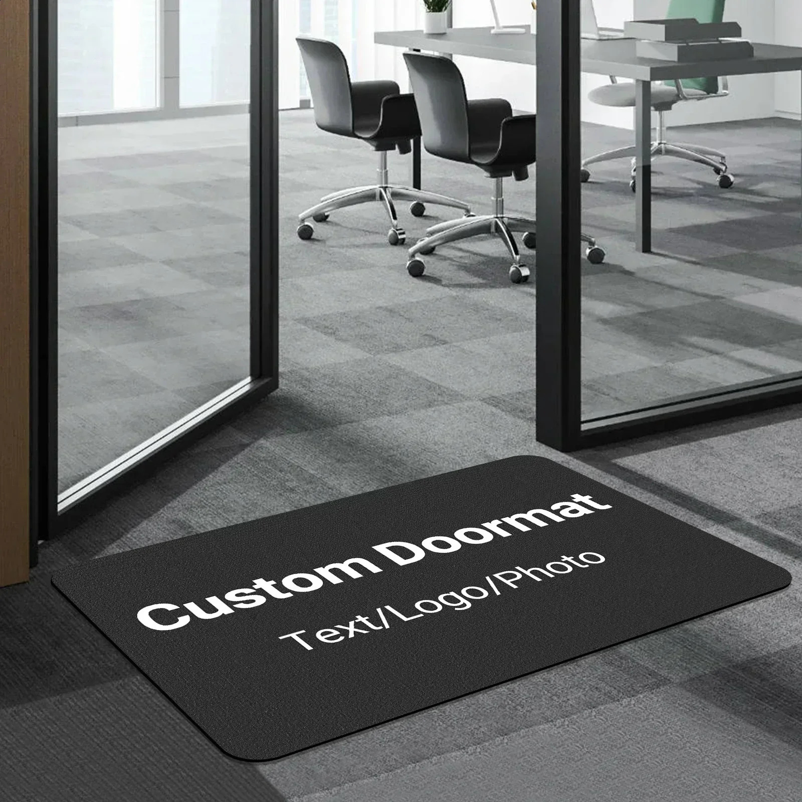 Custom Your n Floor Personalized DoorMats Outdoor Customized Printed Office Entrance Rug Business Carpet Footpad 250219