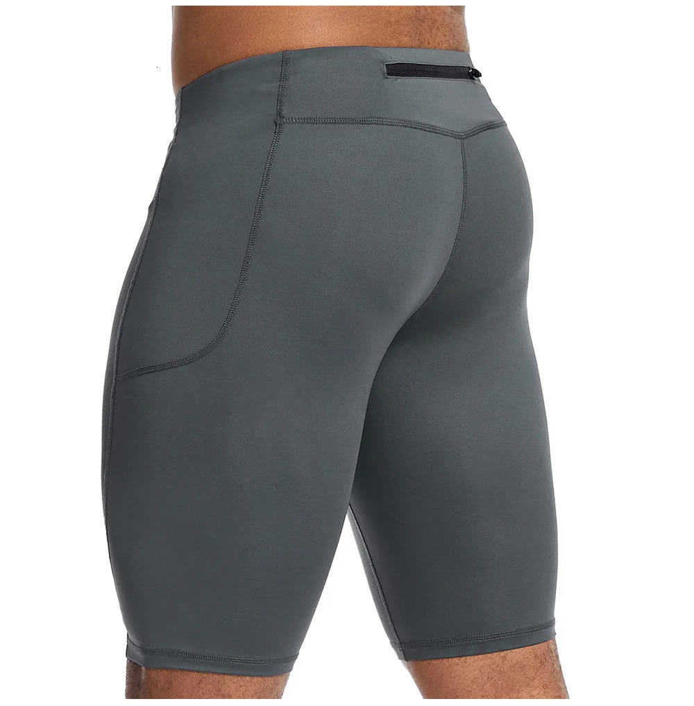 Mens Running Pocket Tights Shorts GYM Exercise Fitness Legging Workout Basketball Hiking Training Sport Soccer Clothing H77 250219