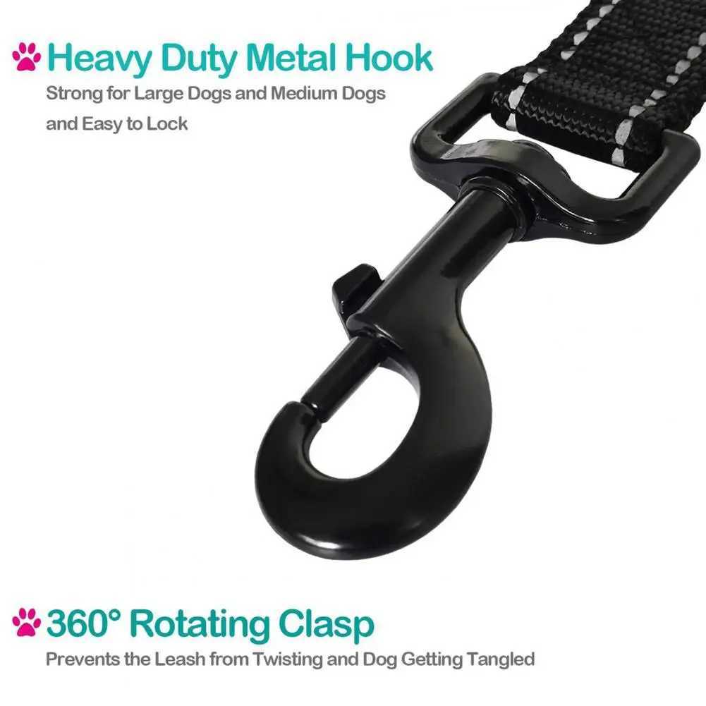 Short Dog Leash 12 Dog Traffic Lead Leash with Padded Handle Heavy Duty Nylon Dog Traction Rope for Training WalkingXJ250218