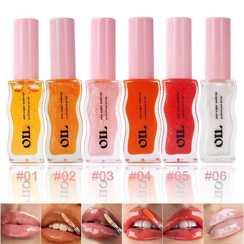 Water Light Honey Lip Oil Long Lasting Moisturizing Fruity Shimmer Jelly Reduce Lip Lines Liquid Lipstick Gloss MakeupW250219