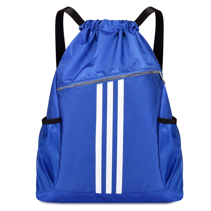 Classic drawstring backpack Fashion lightweight schoolbag Sports fitness travel outdoor basketball sports bunches large capacity large pocket bag