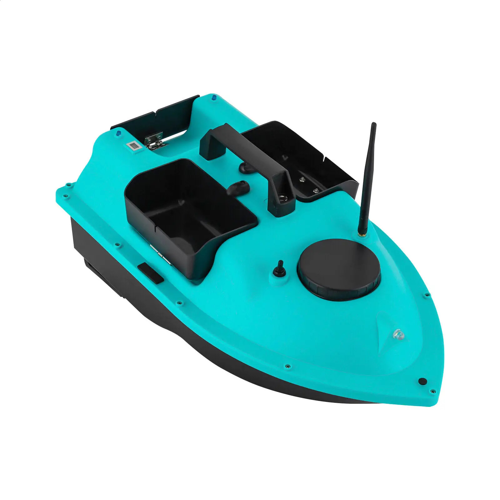 600m Fishing Bait Boat GPS Remote Control 90min Standby Lithium Battery Blue 250218