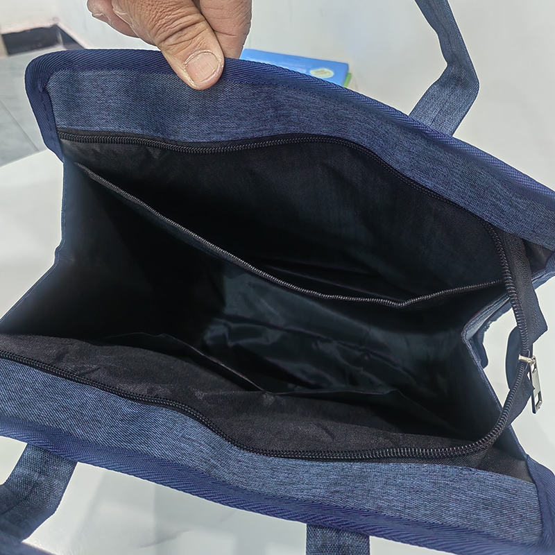 Factory direct vertical file bag, widened handbag, office meeting bag, hand-held briefcase