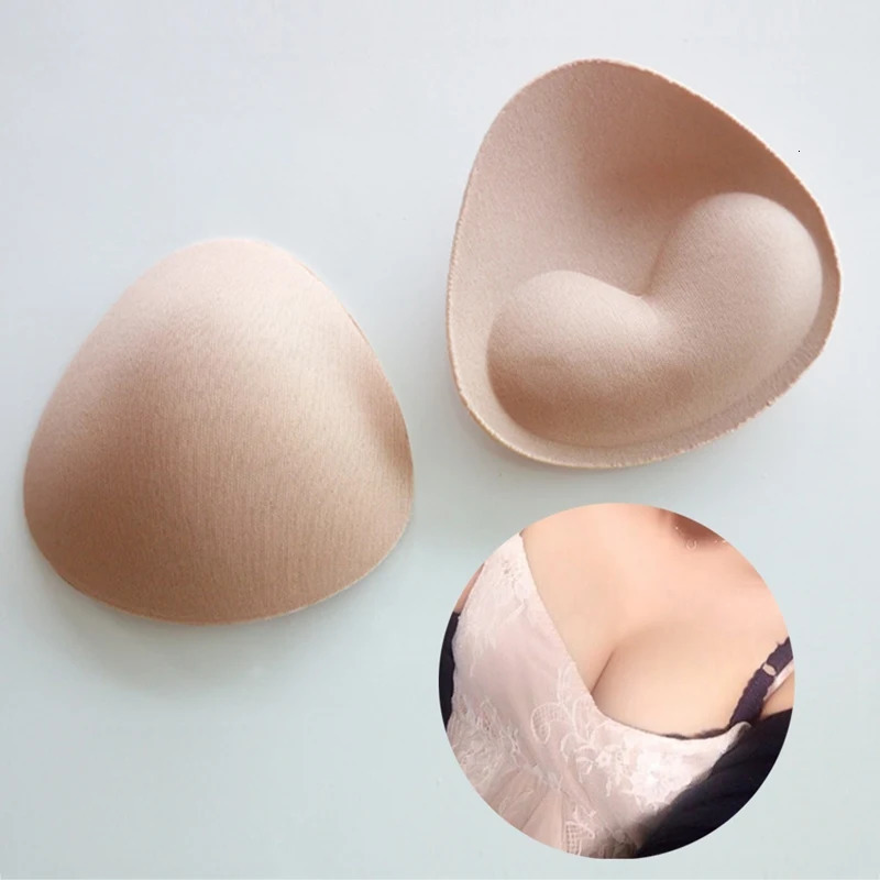 Bikini chest pad bikini set push up swimsuit womens silicone thick breathable sponge bra 250219