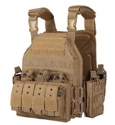 Tactical Vest Outdoor Cs Protective Equipment 6094 Combat Tactical Vest Camouflage SuitXJ250219
