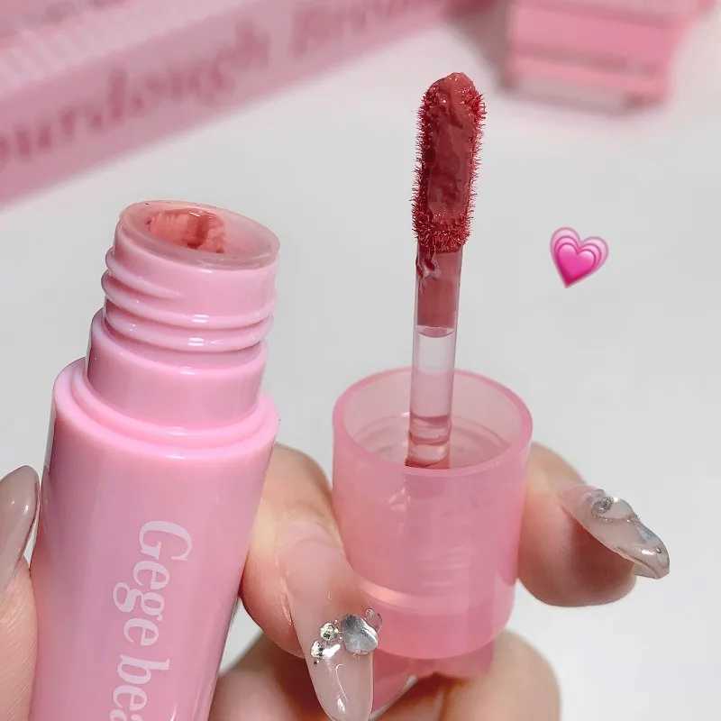 Little Bowknot Girl Lip Gloss Pink Peach Sweet Tea Liquid Lipstick Watery Glossy Jelly Lip Glaze Orange Grape Lip Tint MakeupW250219