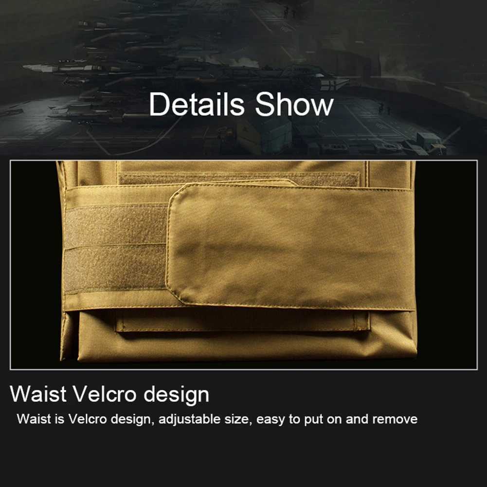 Molle Vest Breathable Combat Training Vest Outdoor Air Soft Vest Sports Equipment Weight-Bearing Shoulder Strap VestXJ250219