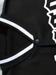 Spring And Autumn Street Mens Fashion Trend Loose Casual Baseball Uniform Jacket Suitable For Outdoor Dating 250218