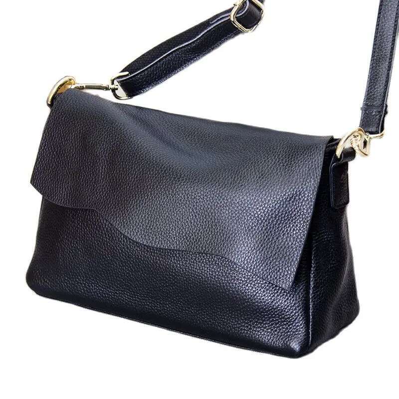 Genuine Leather Crossbody Bags For 2023 New Handbags Women Casual Shoulder Designer Tote Bag Bolsa Feminina