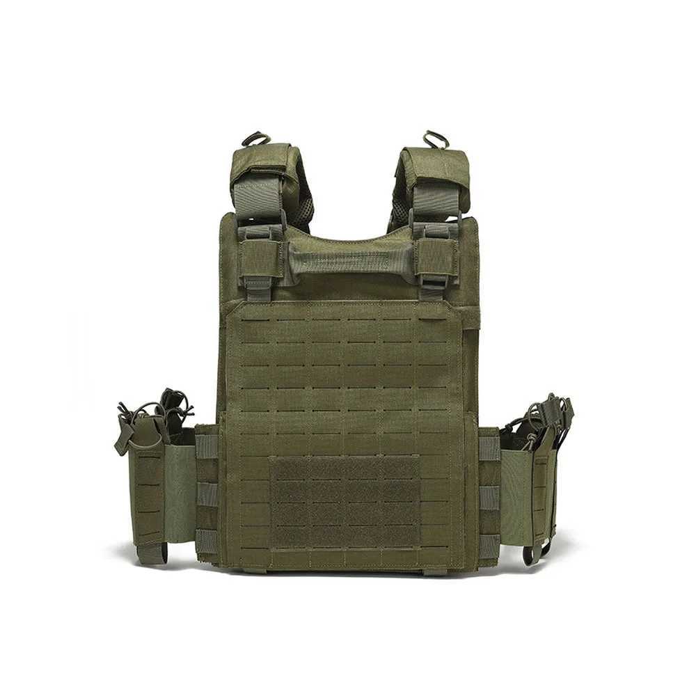 Tactical Vest With Triple Magazine Pouch Molle 1000D Waterproof Nylon Vest Adjustable JPC Molle Plate Carrier Hunting VestXJ250219