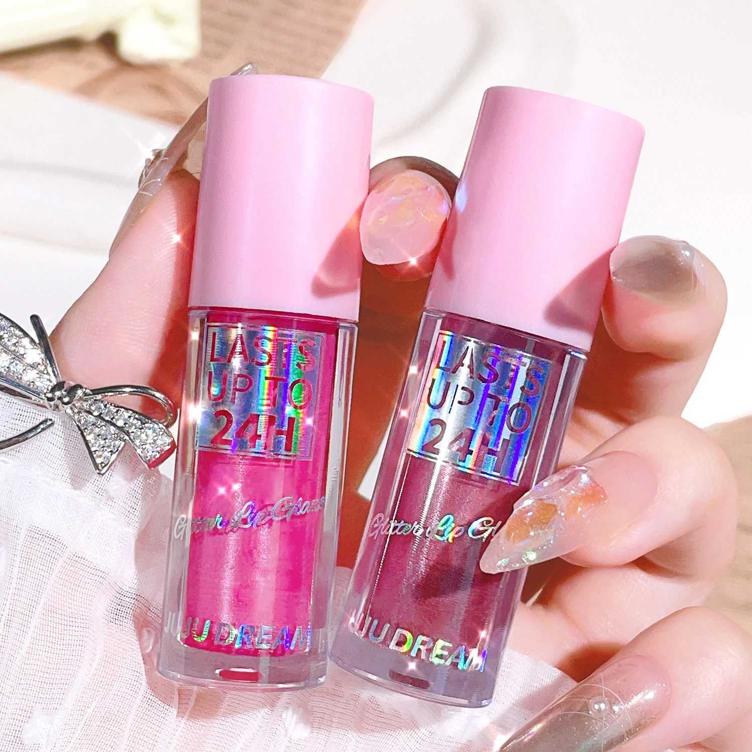 Glitter Liquid Lipstick Shiny Smooth Lip Color Long-Lasting Waterproof Lip Oil Moisturizing Lip Lacquer for Normal Skin - HigW250219