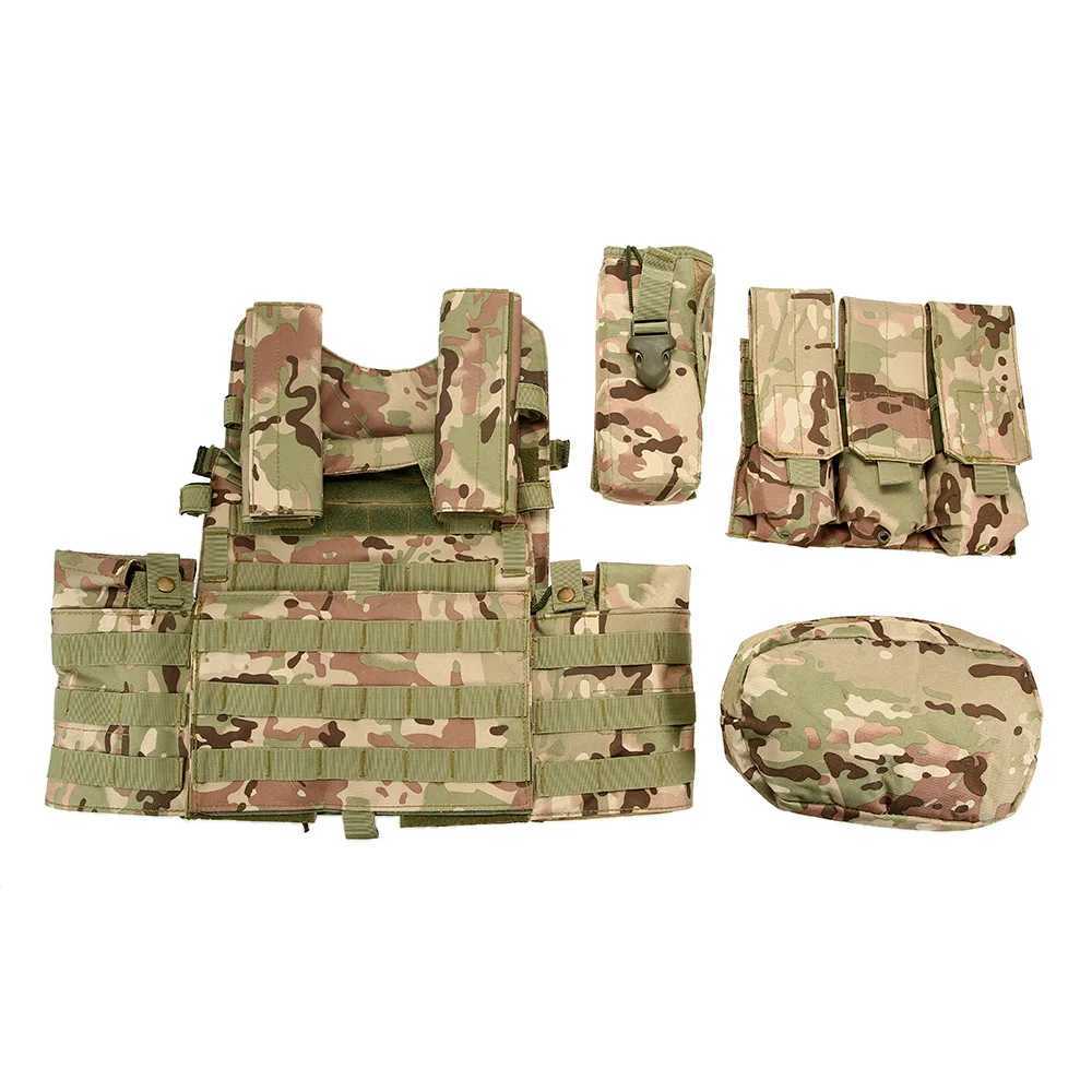 Tactical Vest Mens Tactical Hunting Vests Military Outdoor Mens Modular Vest Hunting Carrier CS Vest Molle Combat AssaultXJ250219