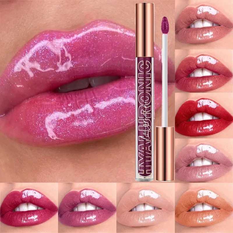 Waterproof Mirror l Lip Gloss Long Lasting Moisturizing Liquid Lipstick Shine Glitter Diamond Lip Glaze Lips Makeup CosmeticW250219