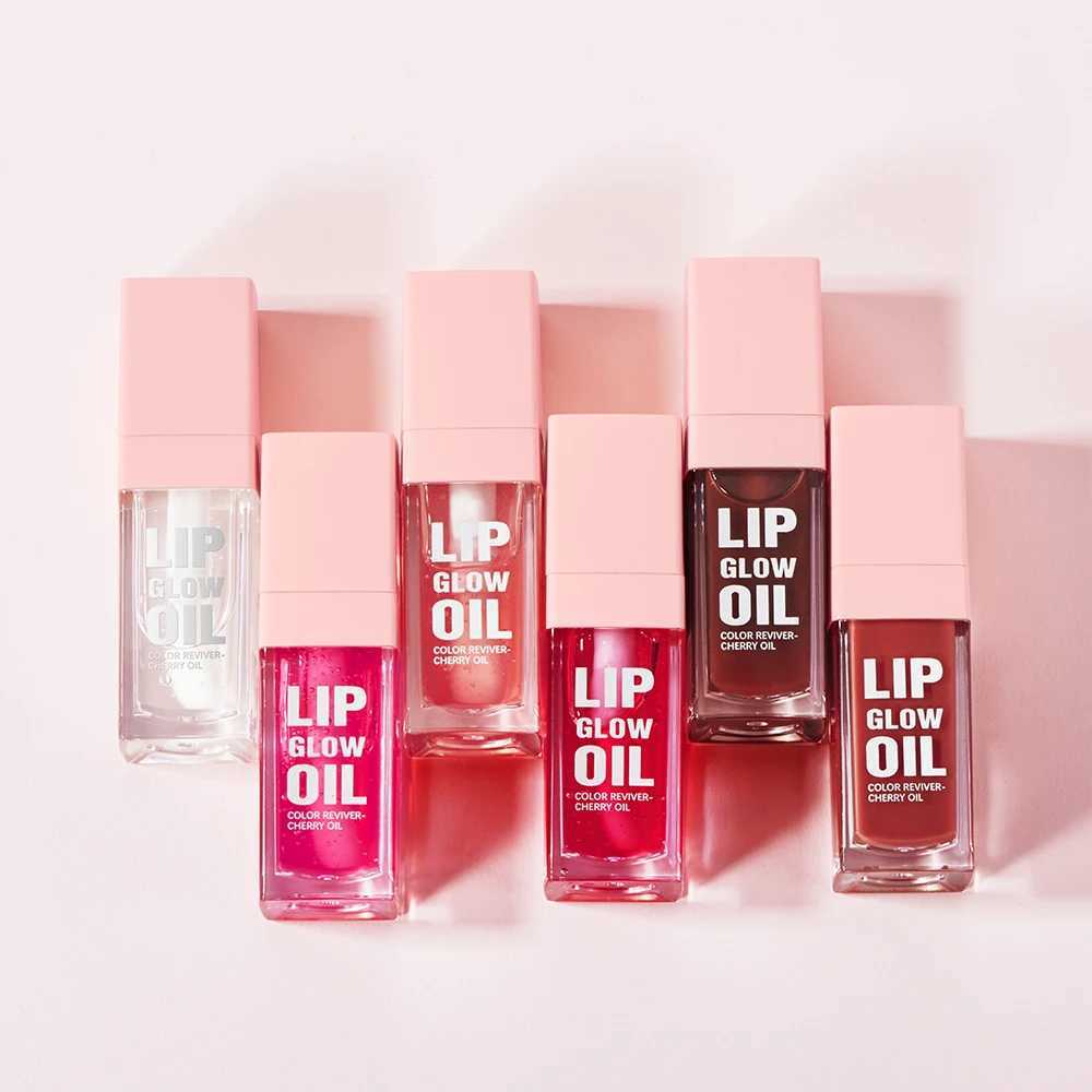 8.3ml Moisturizing and Volumizing Lip Gloss Oil Hydrating Lip Glow Oil Lip Care Beauty Product Tinted Lip Oil #020 MahoganyW250219